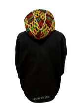 Load image into Gallery viewer, Original Black Kente Honourable Hoodie