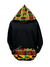 Load image into Gallery viewer, Original Black Kente Honourable Hoodie