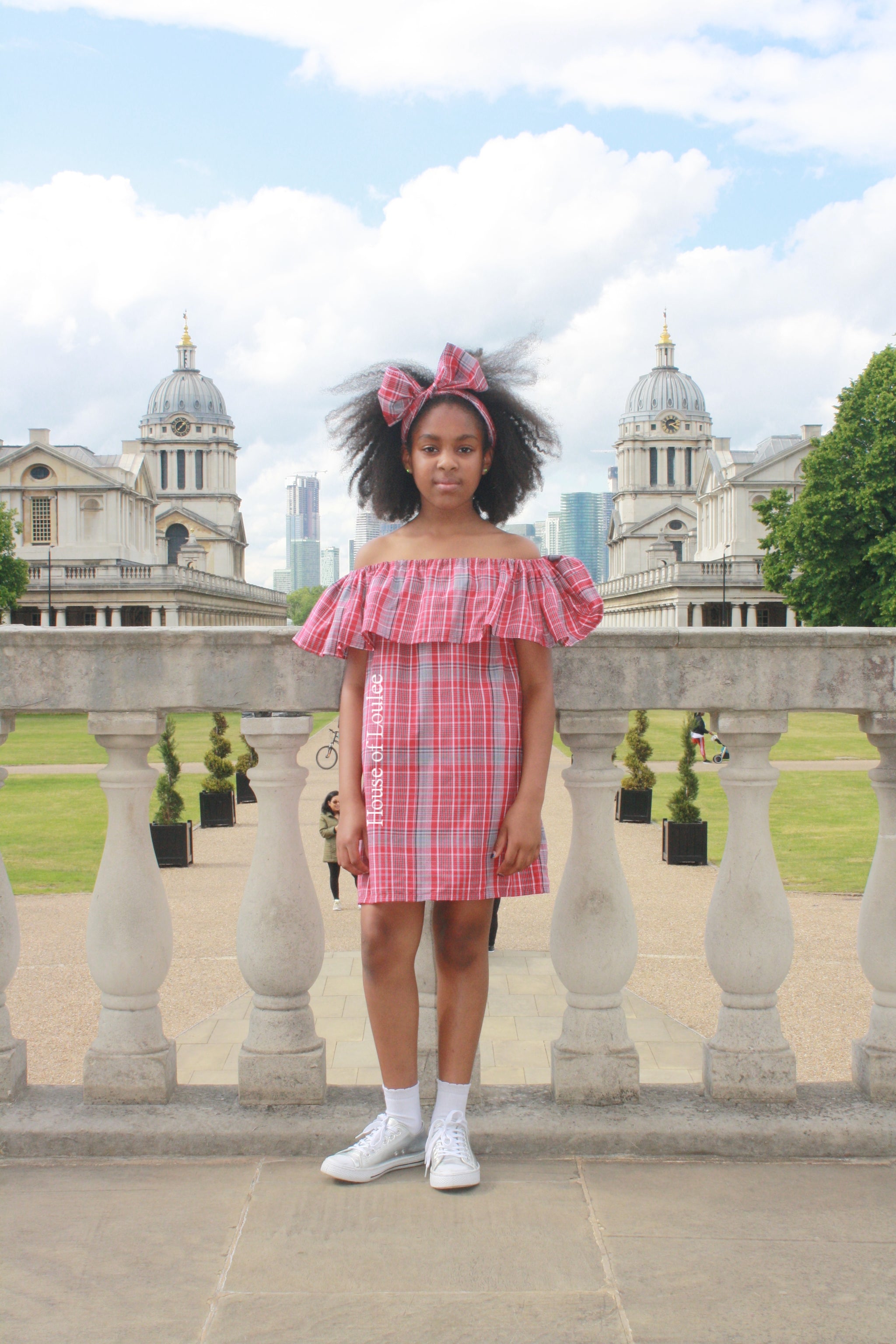 Jamaican Bandana Bardot Dress – House of Loulee