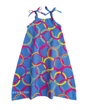 Load image into Gallery viewer, Multicoloured Hula Hoop Midi Dress
